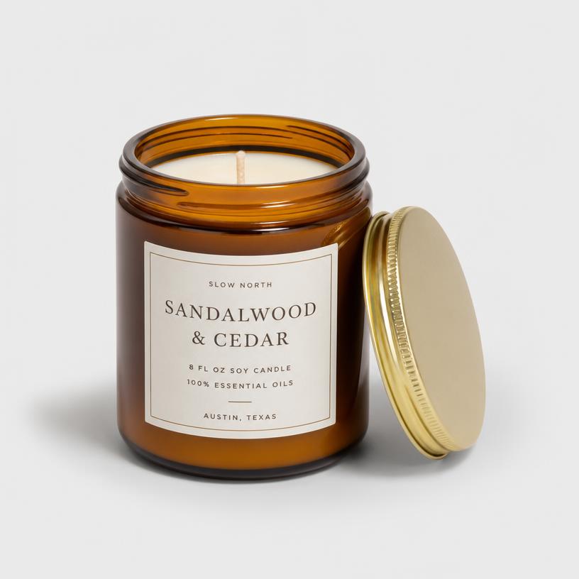 Amber Jar Candle