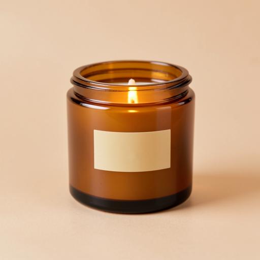 Beeswax Candle · Amber